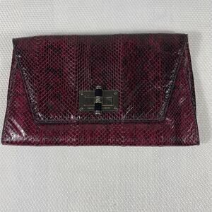 Diane Von Furstenberg Envelope Snake‎ Clutch